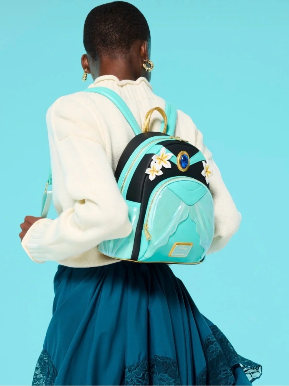 Disney Princess Jasmine Glitter Mini Cosplay Loungefly Backpack